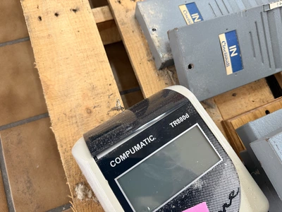 Used COMPUMATIC TR880D TIME CLOCK WITH TIMECARD HOLDERS _UNKNOWN_ Office Equipment Michigan US | Miedema Asset Management Group #1320853