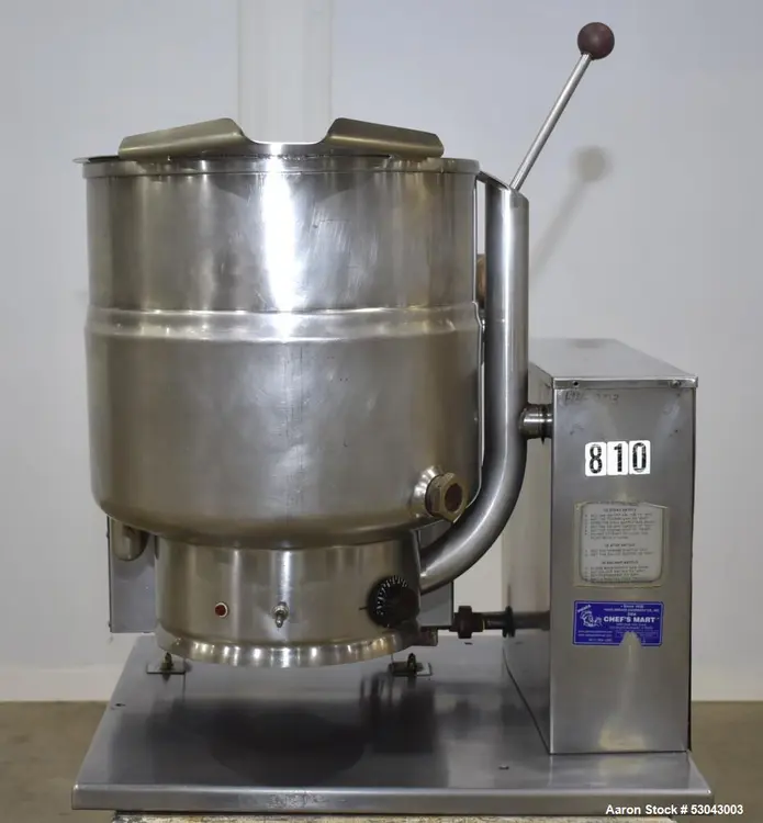 Used GROEN TDH-40 Stainless Steel Tanks Illinois US | Aaron Equipment #85149