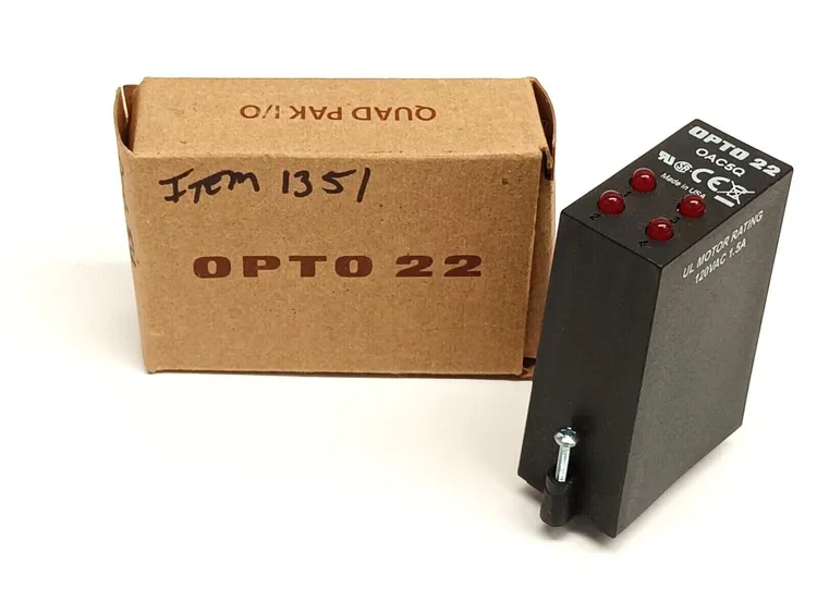 Used OPTO 22 4-CHANNEL AC DIGITAL OUTPUT MODULE PLC Input & Output | Maverick Industrial Sales #1117415