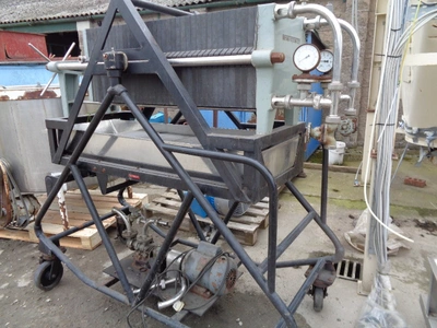 British filter filter Press 390 mm Square 36 plates
