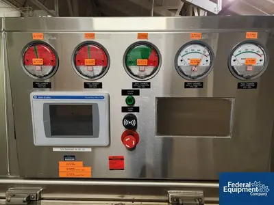 USED Telstar Industrial, S.L. 99" Telstar Compounding Isolator, S/S, (6) Glove