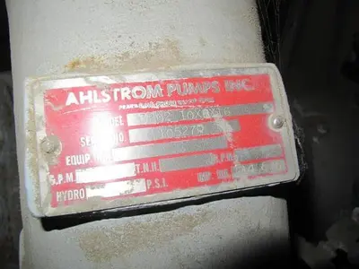 Ahlstrom 3202 10x8x16 Pump