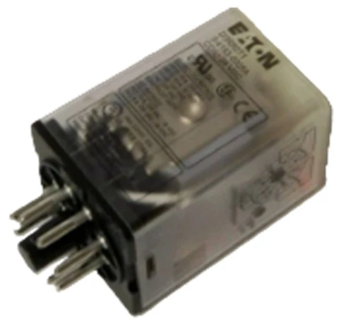 Eaton D3RR2T1 Relay, Octal Base, DPDT, 24VDC Coil [New]