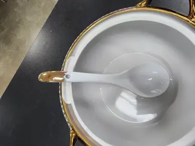 Used Isaac Peoria Used Fine Porcelain set gold plated C IP Restaurant Equipment (Miscellaneous) Illinois US | Falcon Restaurant Supply #1376699