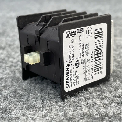 Used Siemens 3RH1911-1FA40 Contact Blocks California US | Davliegogo LLC #1706788