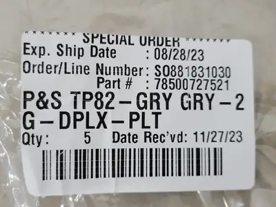 NEW PASS & SEYMOUR TP82GRY