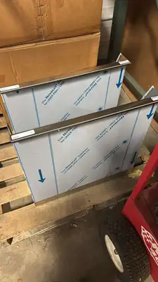 New | in-Stock Winholt Old Stock Winholt SSMS-2424 Stainless Microwave Shelf, wall mounted, 24"W x 24"D Food, Restaurant, & Bakery Parts & Accessories Illinois US | Falcon Restaurant Supply #1375809