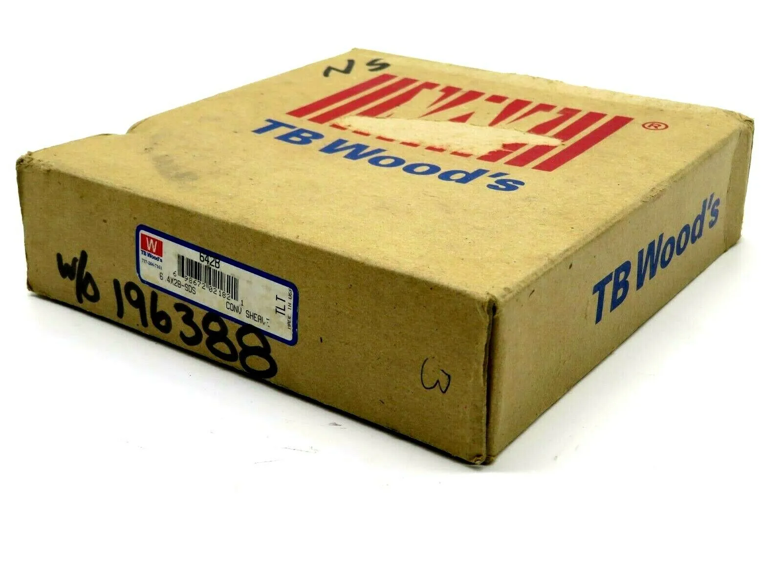 NEW SEALED TB WOODS 6-4-X-2BSDS SHEAVE COUPLING 642B 6.4X2IN 64X2BSDS