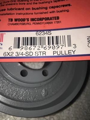New | in-Stock TB Wood's 6234S Miscellaneous MRO Indiana US | J&J Industrial Supply #503271