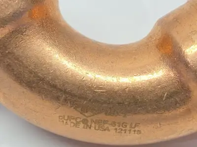USED ELKHART APOLLOXPRESS ELBOW FITTING 90 DEGREE 1" X 1" PRESS COPPER