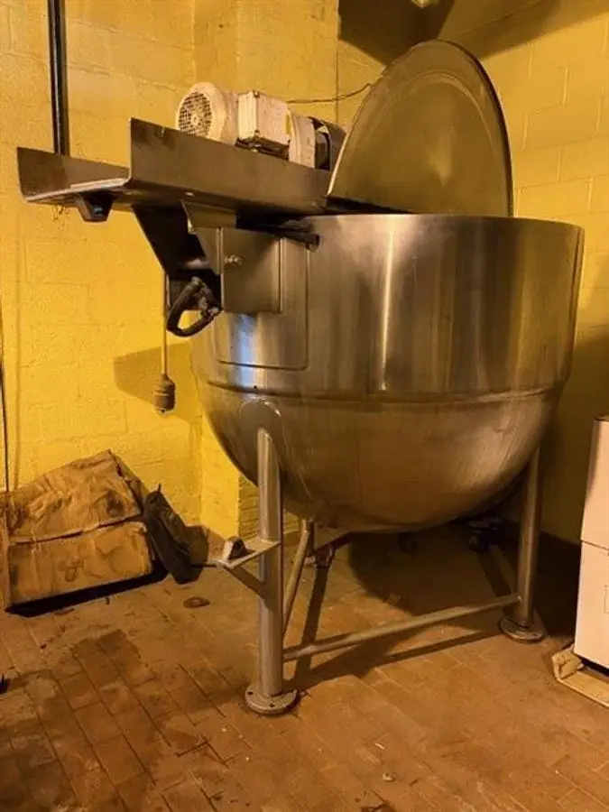 Lee 400 Gallon Stainless Steel Jacketed Double Action Kettle
