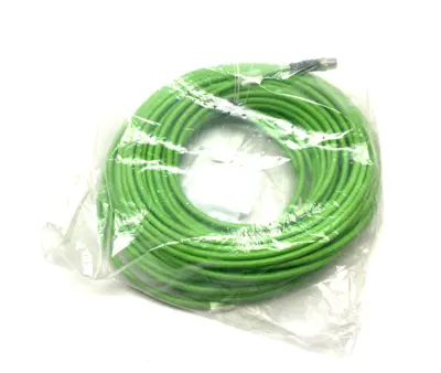 USED BECKHOFF DOUBLE ENDED ETHERCAT POWER CABLE RJ45/M12 30M