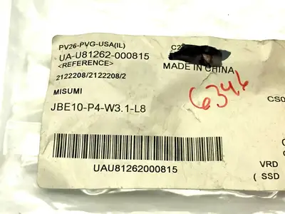 JBE10-P4-W3.1-L8 | Misumi  Slotted Shouldered Bushing for Locating Pin - New