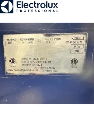 Used ELECTROLUX HSPPAN Electric Cooking Equipment British Columbia CA | Surrey Food Equipment #1310247