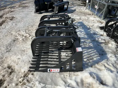 Used JCT ROCK BUCKET GRAPPLE SKID STEER ATTACHMENT Grapple Buckets Michigan US | Miedema Asset Management Group #1328944