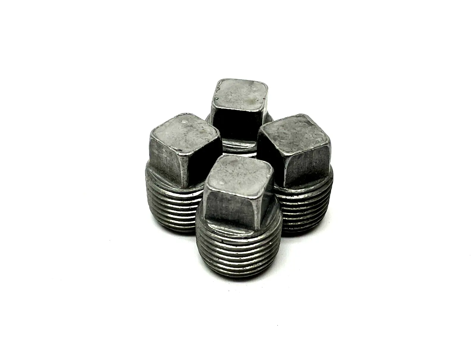 Pipe Plug Fitting 3/8" LOT OF 4 - Used