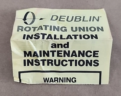 Used Deublin 250-456-017 Miscellaneous MRO Indiana US | J&J Industrial Supply #1074157