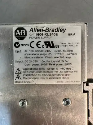 Allen-Bradley 1606-XL240E Serie A Power Supply (2.1.3)