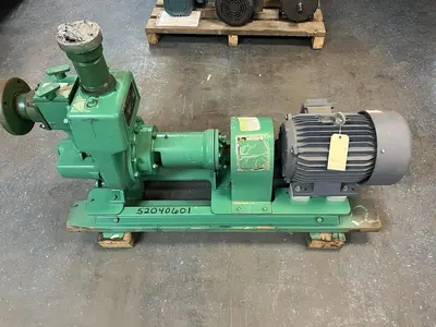 HYDROMATIC,30MPD,SELF PRIMING SEWAGE PUMP 3" 7.5HP 1745RPM 3PH