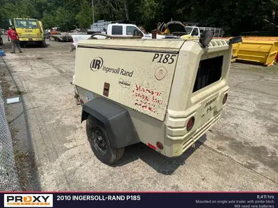 Used 2010 INGERSOLL-RAND P185 Air Compressors, Portable New Jersey US | Proxy Equipment #1384927