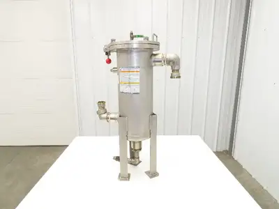 SMC FGFS1A-20-E010X190 Hydraulic Bag Filter Stainless Basket Strainer 190x440L
