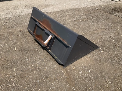 New old stock Paladin 48” high capacity smooth bucket for a mini skid steer, welded on cutting edge,...