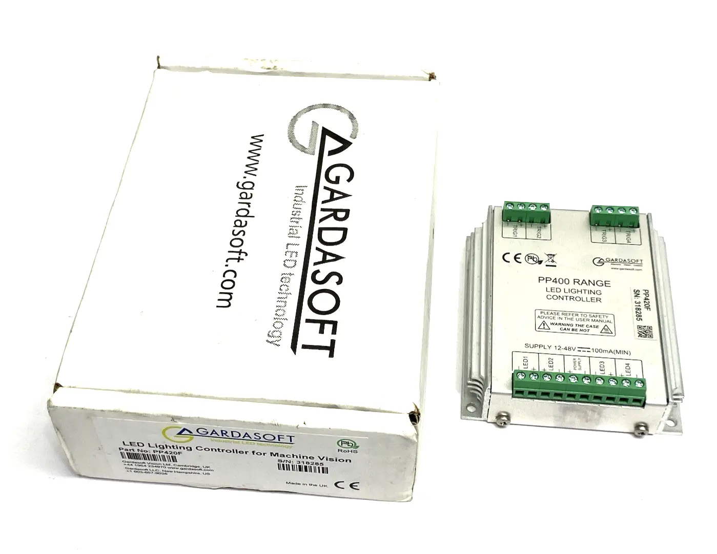 New | in-Stock GARDASOFT VISION LED PULSE/STROBE CONTROLLER, 4-CHANNEL OUTPUT, SAFESENSE TECH Camera Systems | Maverick Industrial Sales #1100326