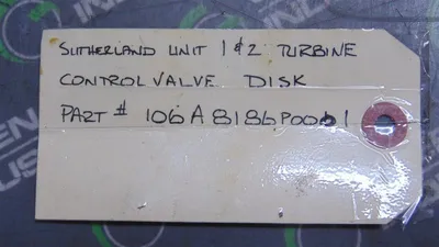 Unbranded 106A8186P0001 Control Valve Disk New