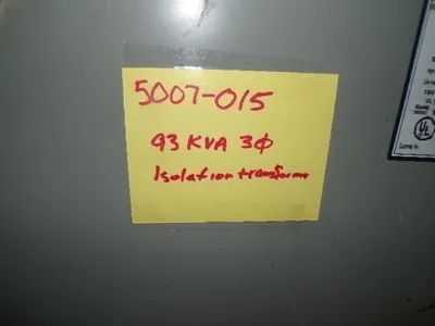 BRAND UNKNOWN isolation transformer Other Machinery, Transformer | Mark One Machinery (2)