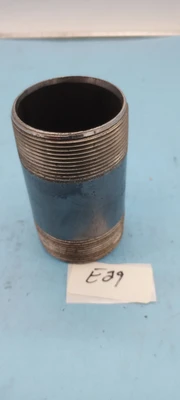 LOT OF 1  THREADED  black nipple 4" X 2"
