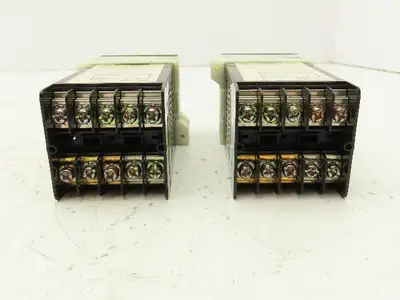 S and B Controls 2050-X Digital Temperature Meter Panel Lot of 2