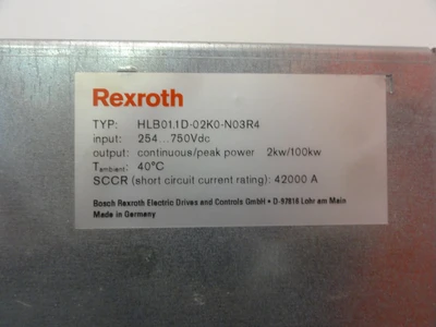 USED REXROTH HLB01.1D-02K0-N03R4