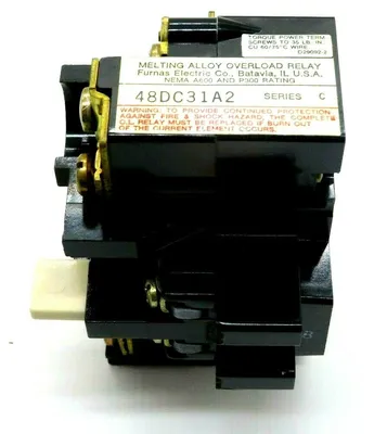 NEW FURNAS 48DC31A2 THERMAL OVERLAOD RELAY SERIES C