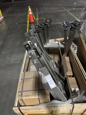 USED 2018 ALLIANCE INDUSTRIAL BOTTLE TRACK CONVEYOR SYSTEM