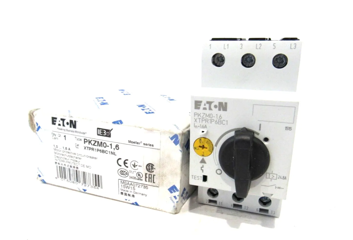 NEW EATON PKZM0-1,6 MOTOR PROTECTOR PKZM016