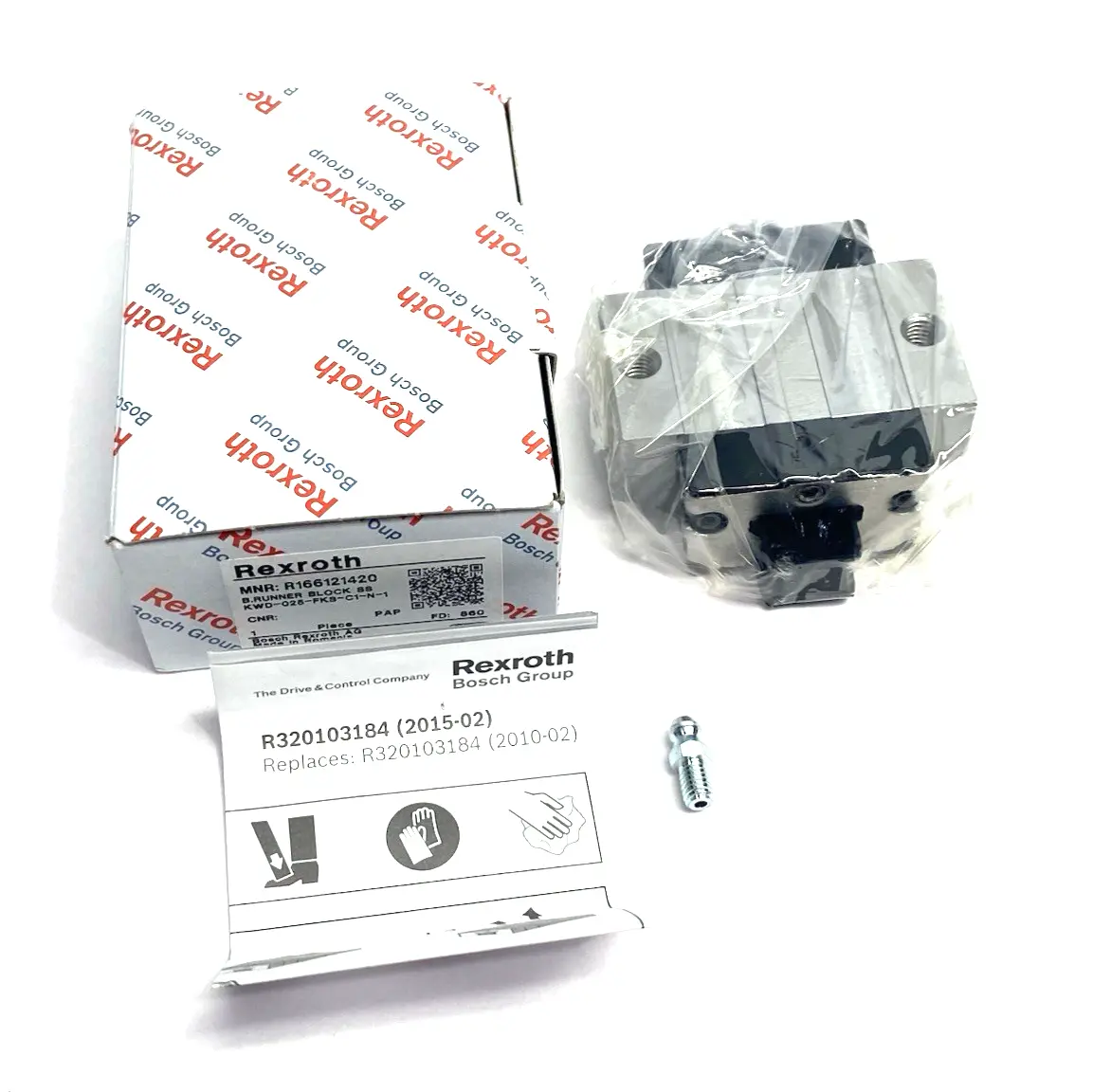 New | in-Stock Bosch Rexroth Ball Runner Block Super Carbon Steel KWD-025-FKS-C1-N-1 Linear Guides Michigan US | Maverick Industrial Sales #1475208