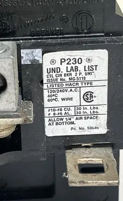 USED ITE P230