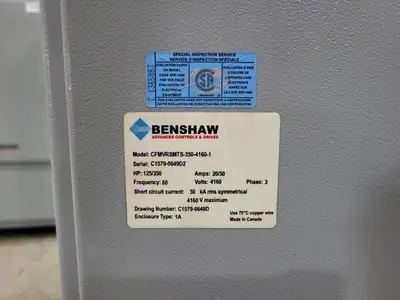 USED BENSHAW CFMVRSMTS-350-4160-1