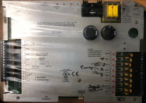 ALC Automated Logic MX880 M-Line Expander Control Module, 8 Dig Out, 8 Uni In [Refurbished]