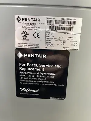 USED PENTAIR PENTAIR MHB110216G306 2200/2400 BTU