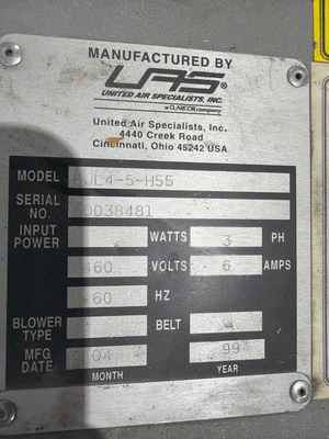 USED 1999 UNTIED AIR SPECIALISTS (UAS) FJL4-5-H55