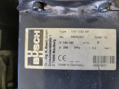 USED BUSCH MM-1322-AP