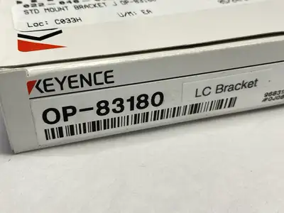 OP-83180 | Keyence  Standard Mounting Bracket J PKG OF 2 - New – Open Box