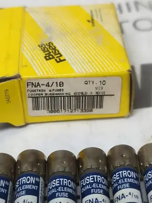 New | in-Stock COOPER BUSSMANN FNA-4/10 Miscellaneous Equipment (Electrical & Power) Ohio US | Surplus Asset Holdings #1243286