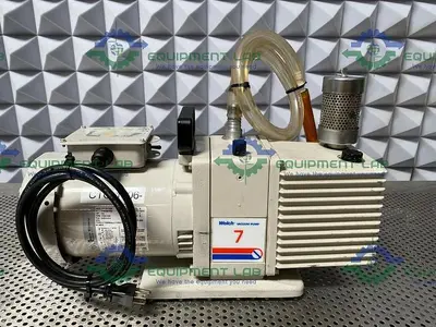 USED WELCH 7 8920A DIRECTORR DIRECT DRIVE ROTARY VANE MECHANICAL VACUUM PUMP 115/230V