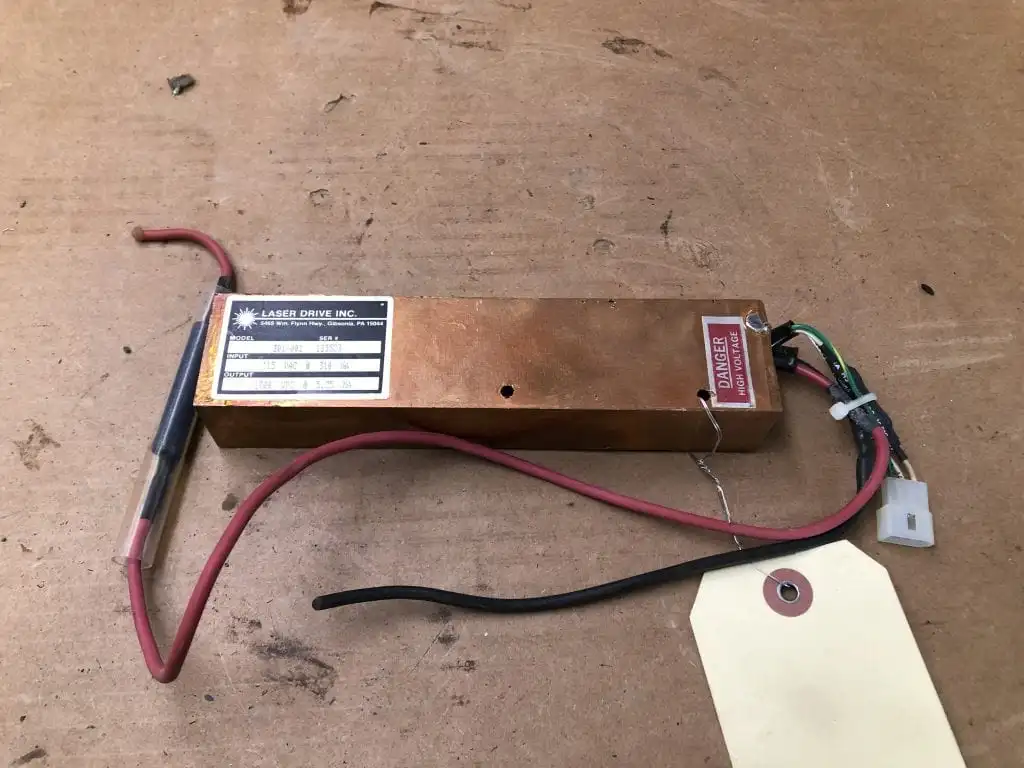 Laser Drive 301-001 Power Output for Particle Counter 115V 310mA 1900VDC 2.25mA