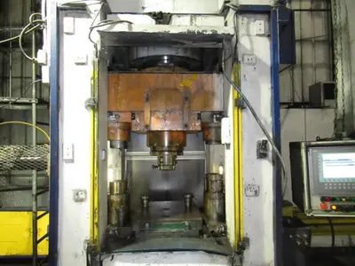 400 TON SACK & KIESSELBACH STRAIGHT SIDE HYDRAULIC PRESS: STOCK #12328