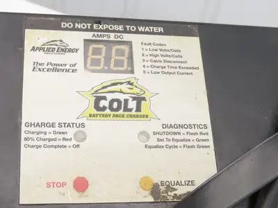 Applied Energy A15573-F3 Colt Forklift Battery Charger 24VDC 225-380Ah 120VAC