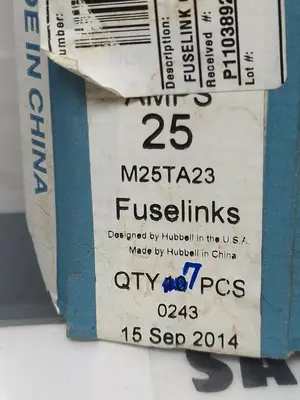 New | in-Stock HUBBELL M25TA23 Fuses Ohio US | Surplus Asset Holdings #1238262
