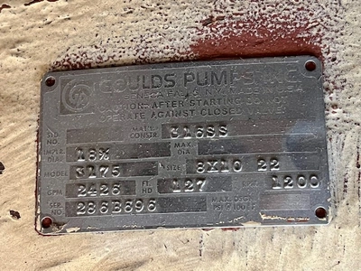 USED Goulds 3175